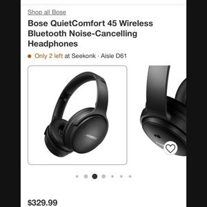 Boss quietcomfort 45 wireless Bluetooth noise canceling headphones GOT 3 MORE